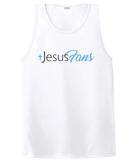 Jesus Fans White Tank